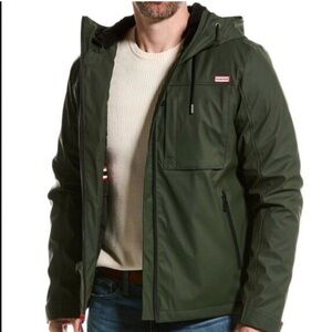 Hunter Men's Green Hooded Performance Jacket